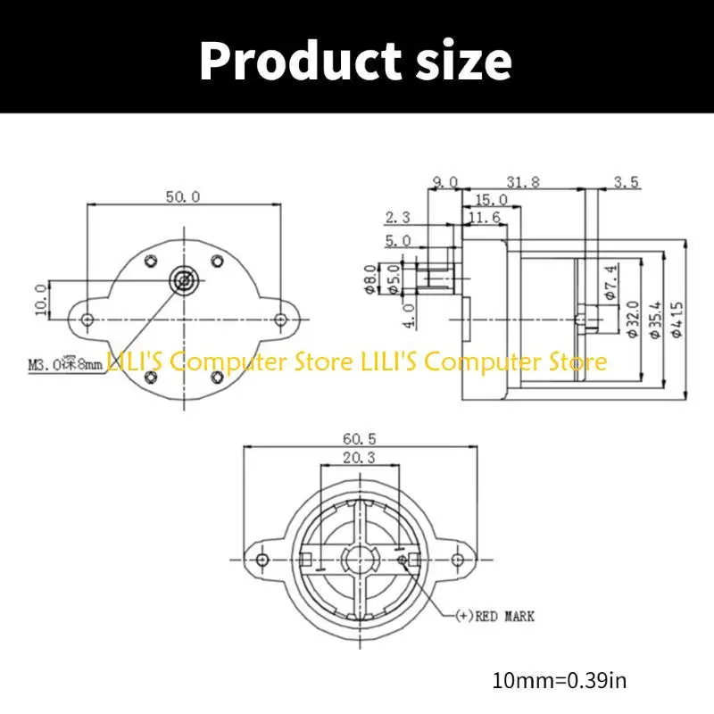 

A52B DC12V Двигатель Высокая эффективность диаметром 4 мм.