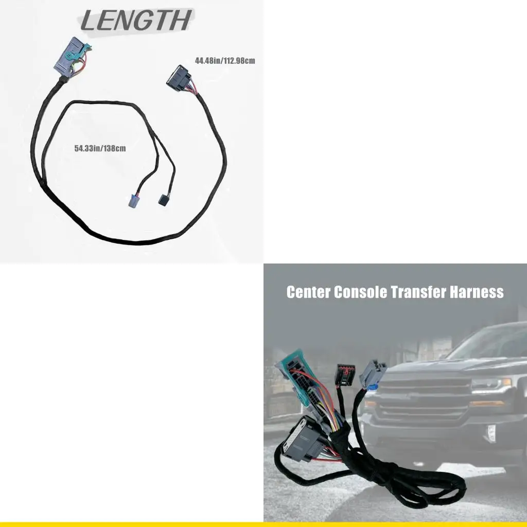 

SZCH Durability 16Pin Center Console Conversion Wiring Harness Suits 2016 2019 Full Size Truck Automobiles