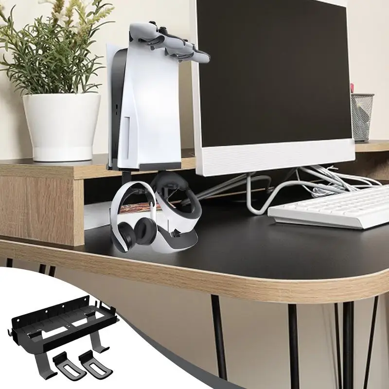 Настенный держатель VR, настенное крепление, крючок для очков, подставка для хранения, съемный компактный органайзер для хранения наушников для кабинета