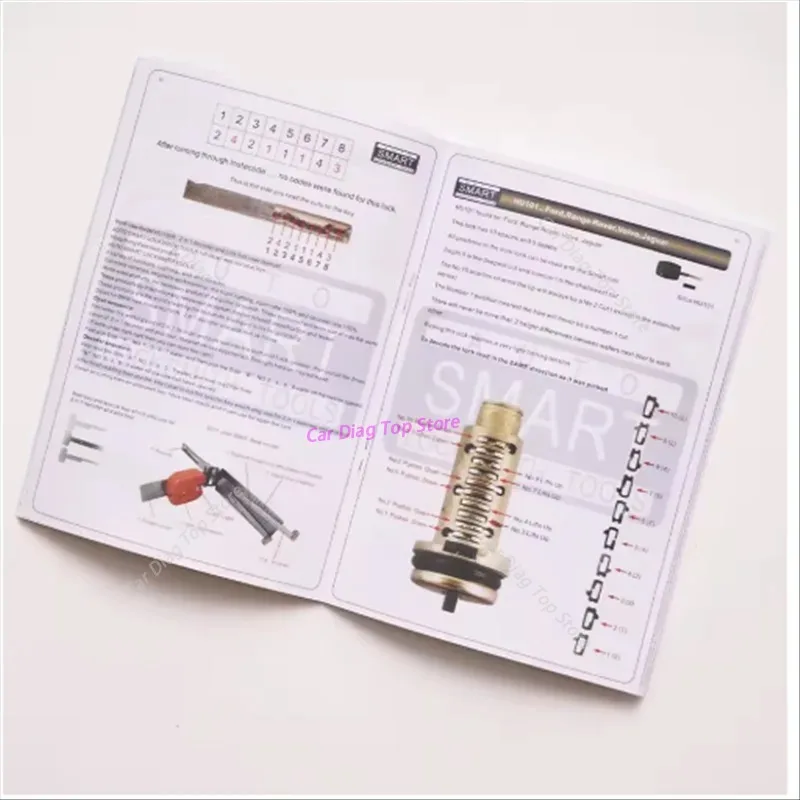 2026 hot selling newest  Lishi 2 In 1 Tool Book User Manual User Guide FOR CAR LOCK lishi tools Also With Pdf Manual