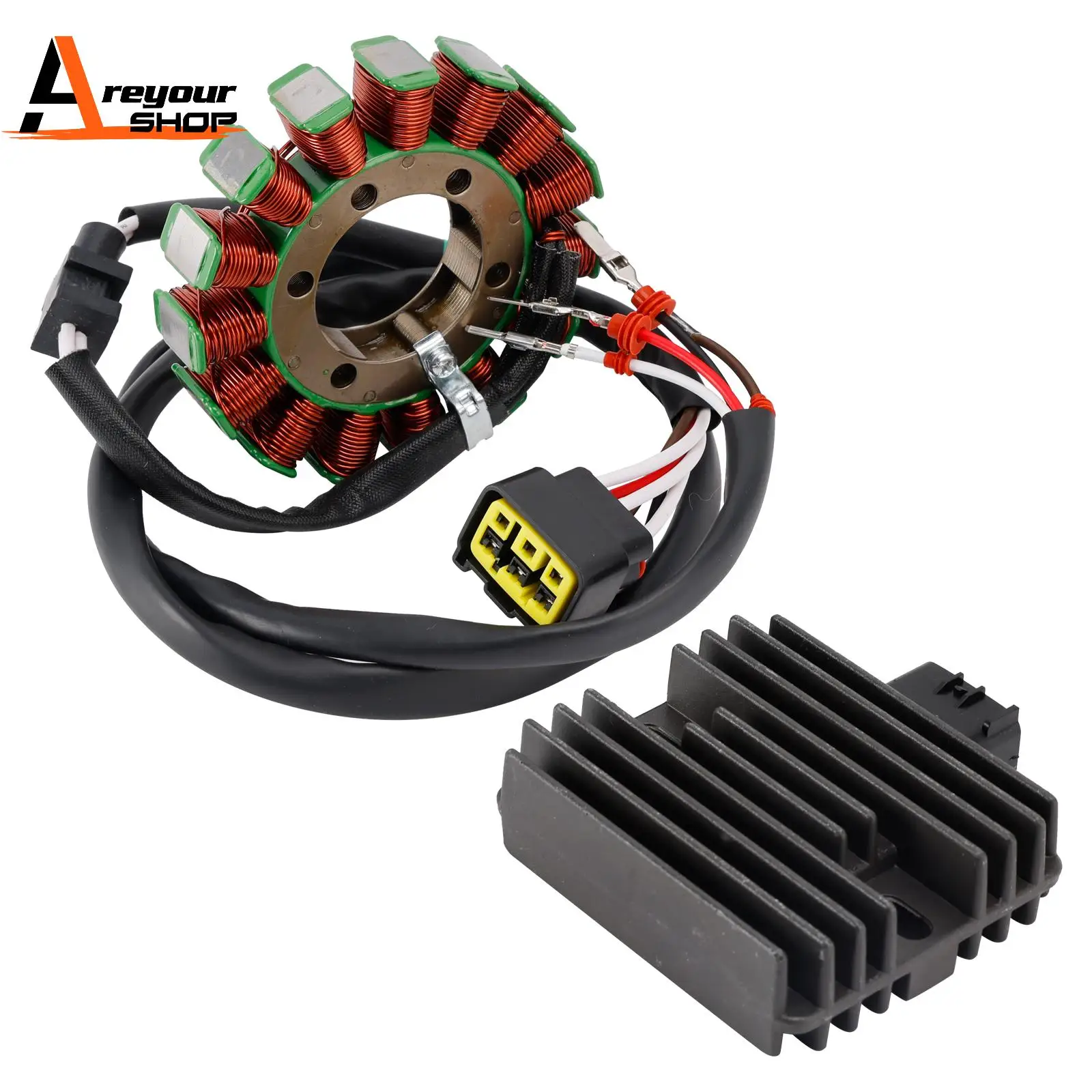 

AREYOURSHOP STATOR GENERATOR & REGULATOR FOR KAWASAKI VULCAN 900 VN900 CLASSIC CUSTOM 2006-2024