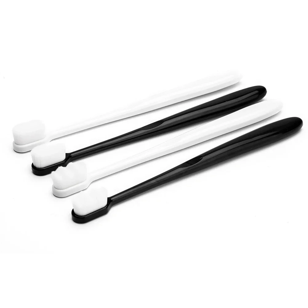 4Pcs Ultra-fine Soft Adult Toothbrush Portable Travel Dental Oral Care Brush With Box Million Nano Bristle Teeth Deep Cleaning