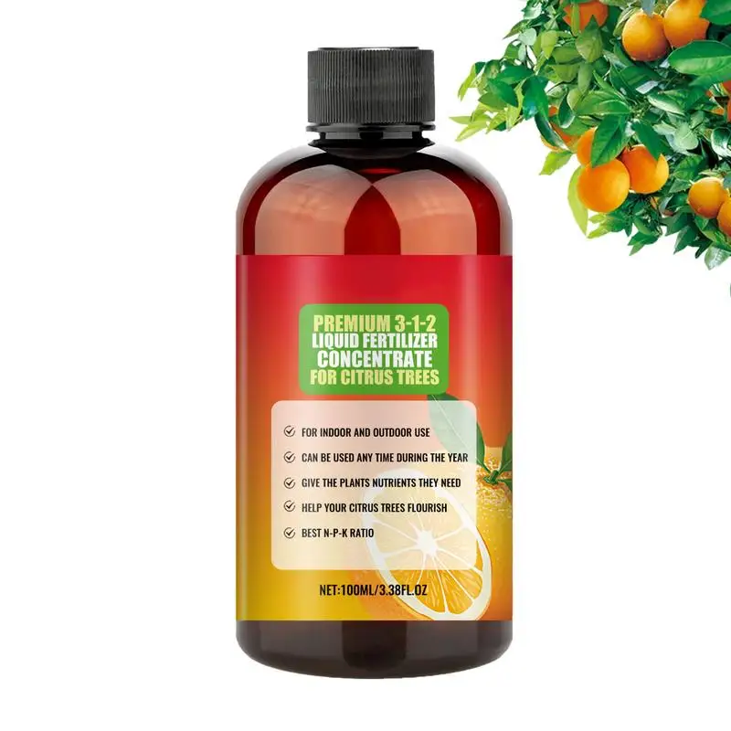 Liquid Citrus Tree Plant Fertilizers Concentrate for Indoor Plant and Flowers Organic Plant for Citrus Tree Drop shipping 100ml