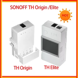 Sonoff TH Origin/Elite 16A 20A Wifi Smart Temperature and Humidity Monitoring Switch DS18B20 THS01 MS01 Sensor Remote Control
