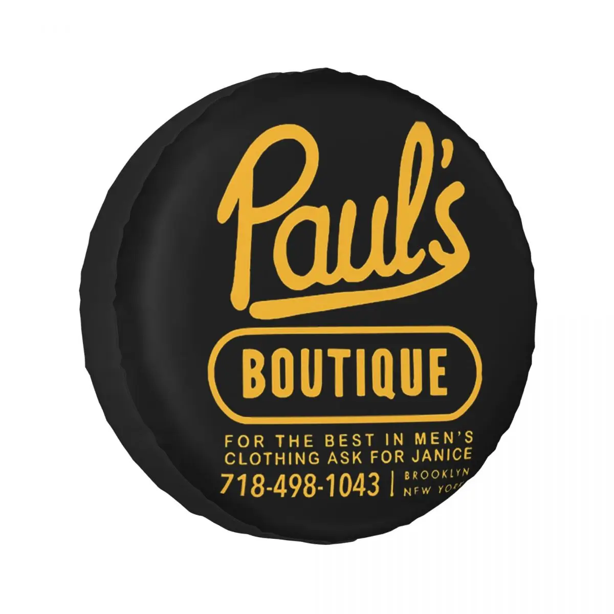 

Custom Beastie Boys Pauls Boutique Beastie Spare Tire Cover for Car Mitsubishi 4x4 Wheel Protector Covers 14" 15" 16" 17" Inch