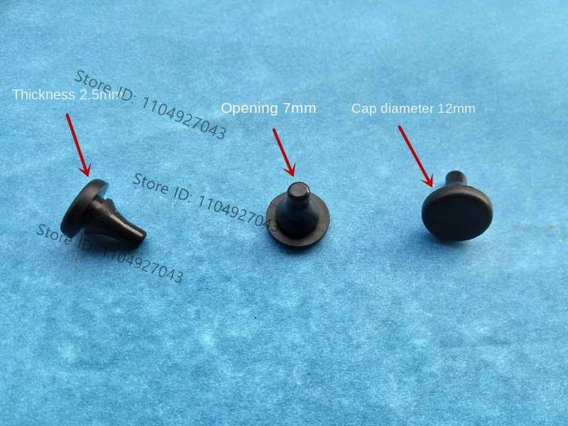 Elevator accessories  / shock absorber beans / opening 7mm thickness 2.5mm