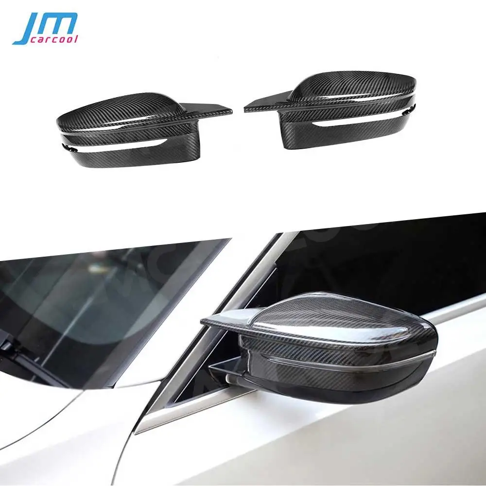 

Dry Carbon Fiber Car Side Rearview Mirror Cap Trim Covers for BMW 8 Series G14 G15 G16 2019-2022 Bodykits Accessories