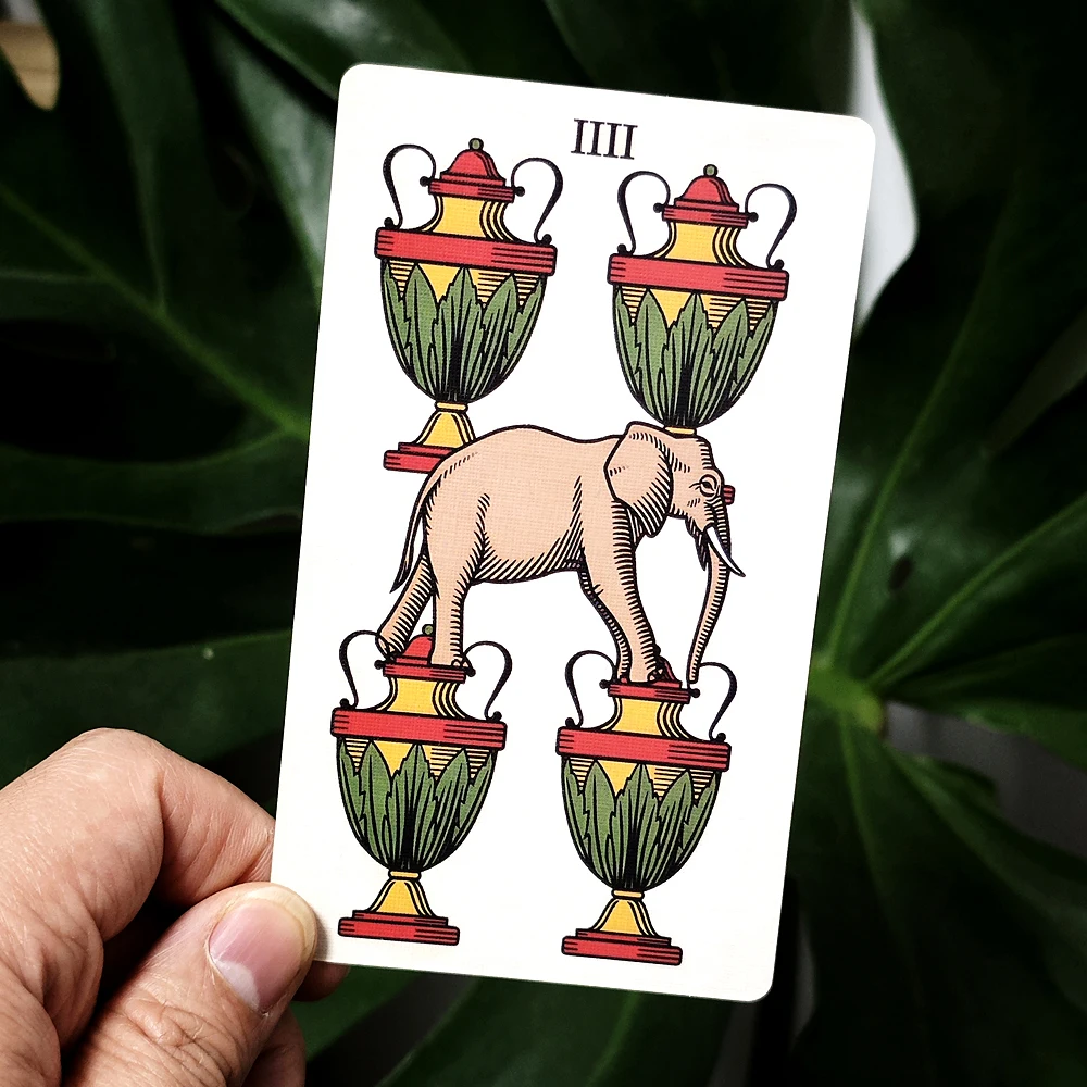 Le Tarot alchimique de Marseille 78 pièces cartes de Tarot une interprétation du Tarot français qui références alchimie 12*7 cm