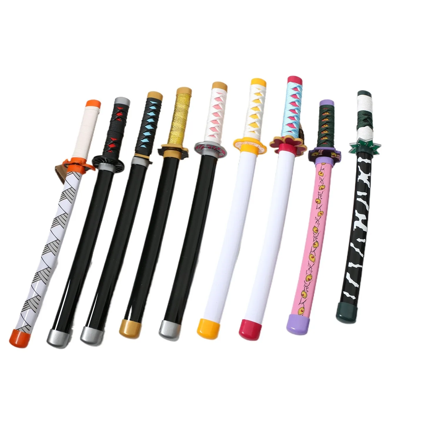 

Demon Slayer Newest Cosplay Kamado Tanjirou 18inch Plastic Katana Role Play Kimetsu no Yaiba Kochou Shinobu 45cm Sword Model