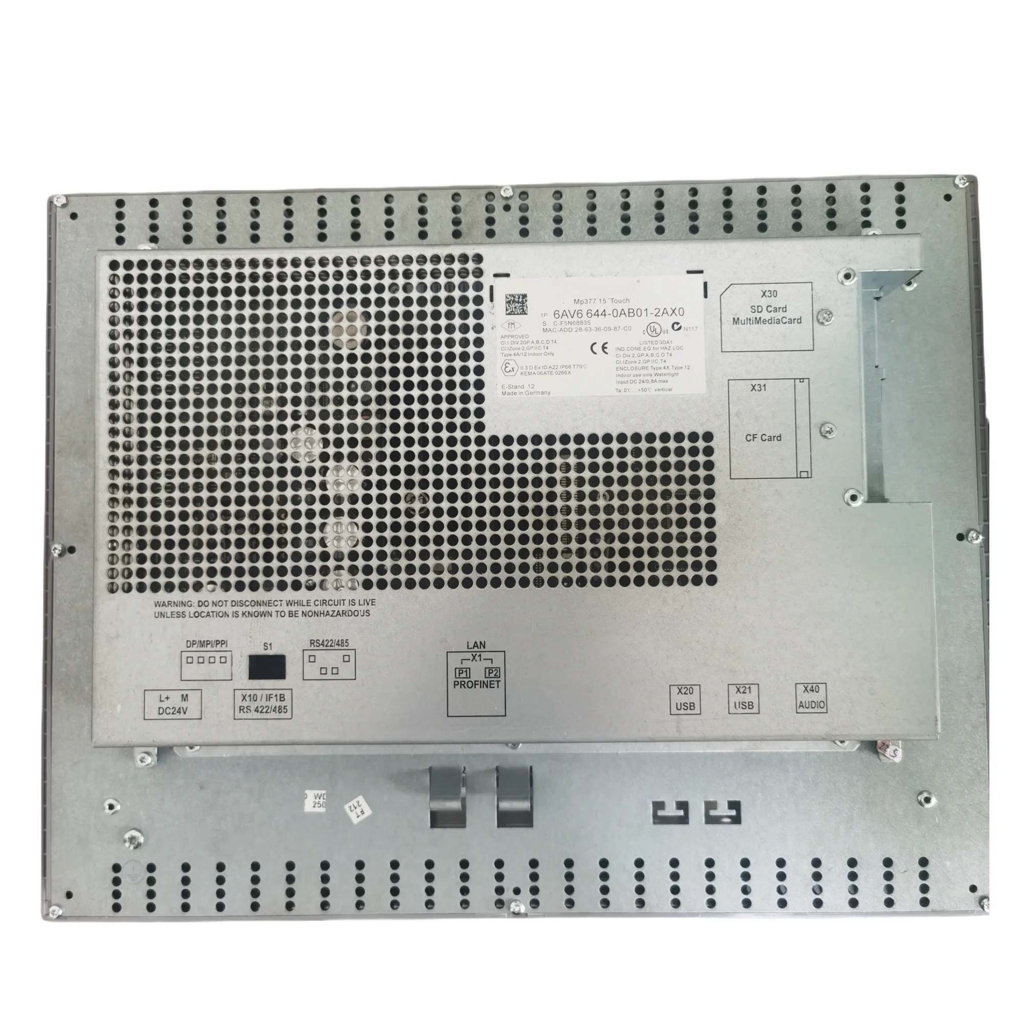 New 6AV6644-0AB01-2AX0 SIMATIC MULTI PANEL MP377 15 * touch human-machine interface touch screen