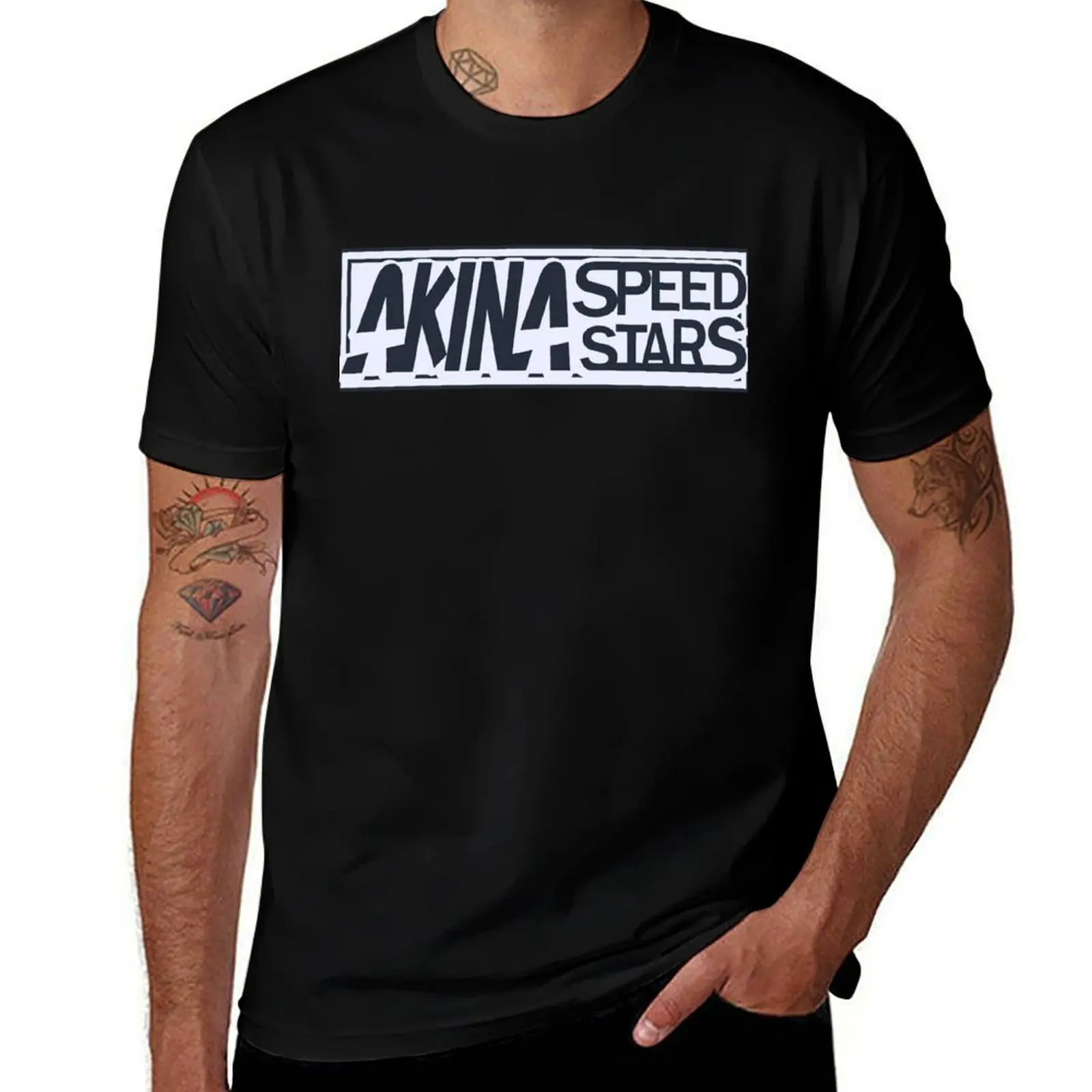 Akina Speed Stars T-Shirt Breathable Gym Short Sleeve T-Shirt