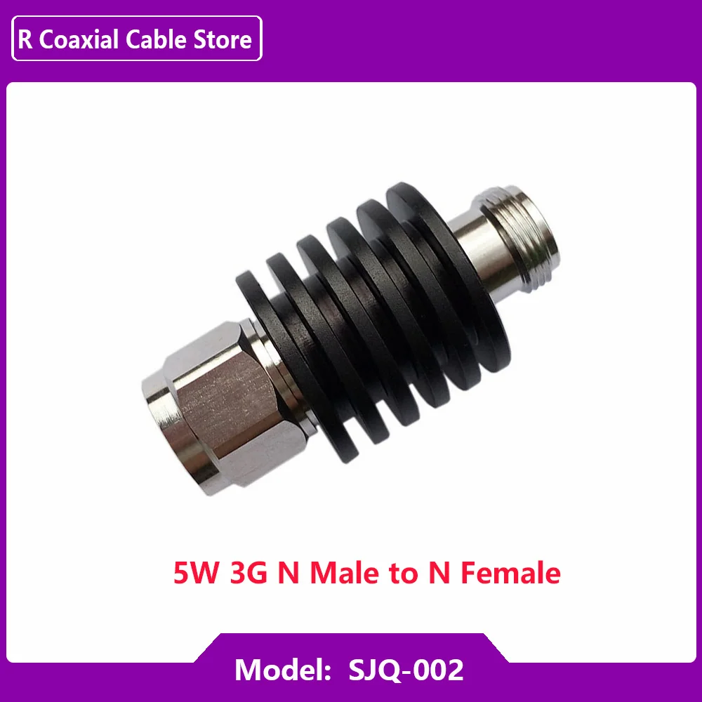 تردد التوهين المحوري DC-3 جيجا هرتز 4 جيجا هرتز 5 واط N JK مخفف الترددات اللاسلكية الثابتة المحورية 1-40DB ملحقات RF الثابتة