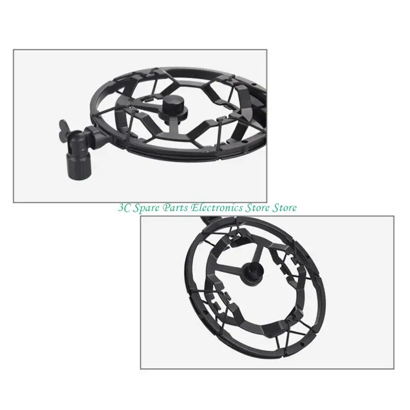 

12pc T8 Microphone Shock Mount Портативный цельнометаллический микрофонный держатель антивибрационного кронштейна для студий