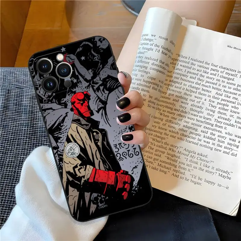 Hellboy Rise Phone Case For IPhone 14Pro 13 12 Pro Max 11 Mini Xs X 8 7 6 6s Xr Plus SE2020 Soft Fundas Cover