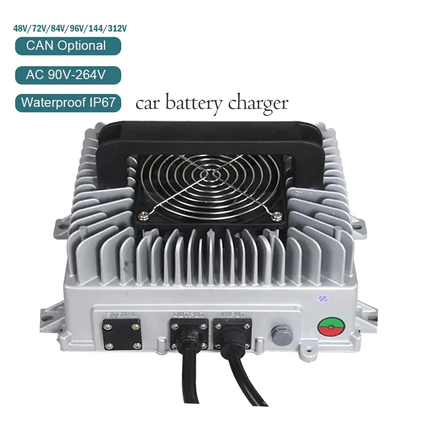 

Electric Vehicle on Board Charger Ip67 CAN Bus Battery Charger 3.3kW 3300W OBC 132 Volts Waterproof AC Charger for Electric Car