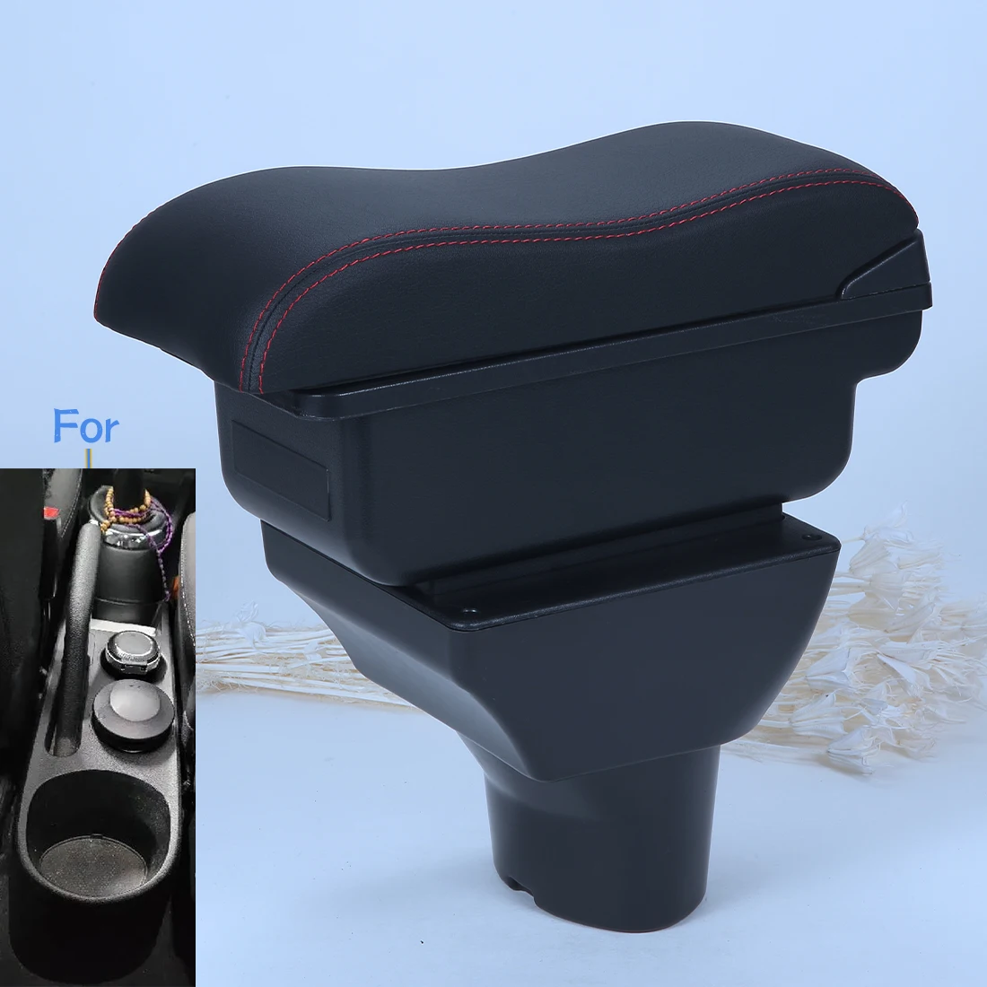 

Для Hyundai I20 подлокотник для Hyundai I20 автомобильный подлокотник ящик для хранения автомобиля изогнутая поверхность кожа простая установка специальный