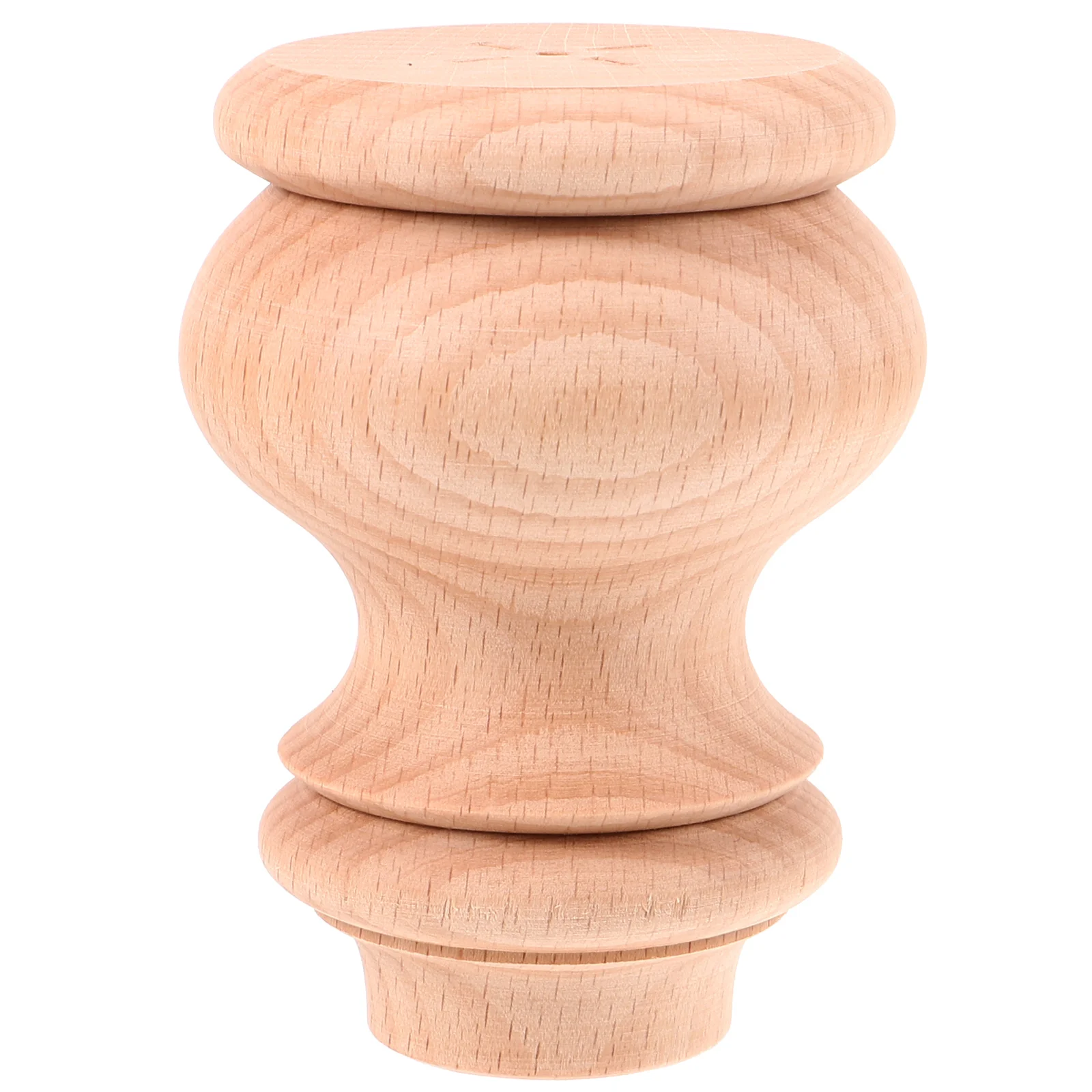 

1pcs Wooden Furniture Legs Replacement For Sofa Table Cabinet Natural Wood Finish Sturdy Couch Feet Easy Install Short Table
