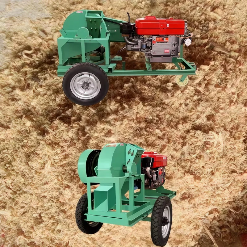 Frantoio per legno multifunzione Rettificatrice per tronchi Macchina per cippatrice per segatura di legno