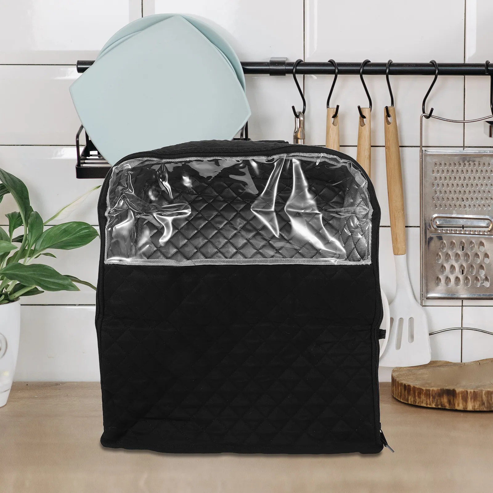 Fotografia 4: Capa Protetora para Batedeira e Liquidificador, Compatível com Modelos de 6, 7 e 8 Quartos, com Zíper e Bolsa de Armazenamento