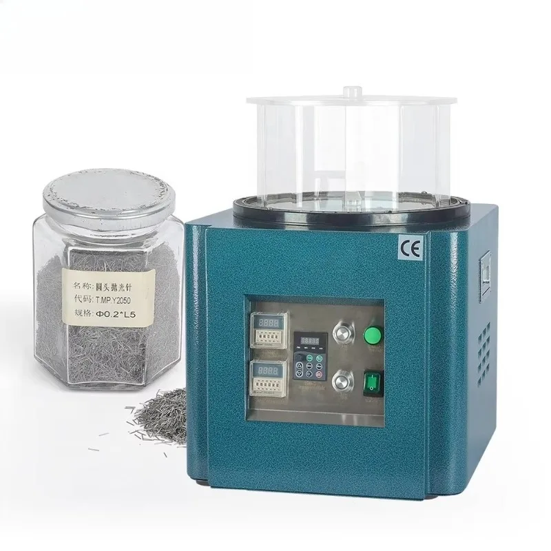

Magnetic Polishing Machine Jewelry Polisher Metal Deburring Cleaning Gypsum Small Grinding & Finishing Machine for Hardware