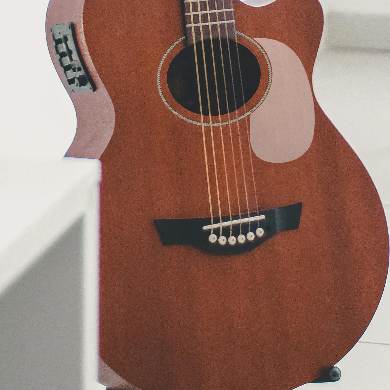 

Transparent Acoustic Guitar Pickguard Scratch Protection Easy Apply Remove Fits 40 41 Inch Folk Guitar Clear Anti Scratch Guard