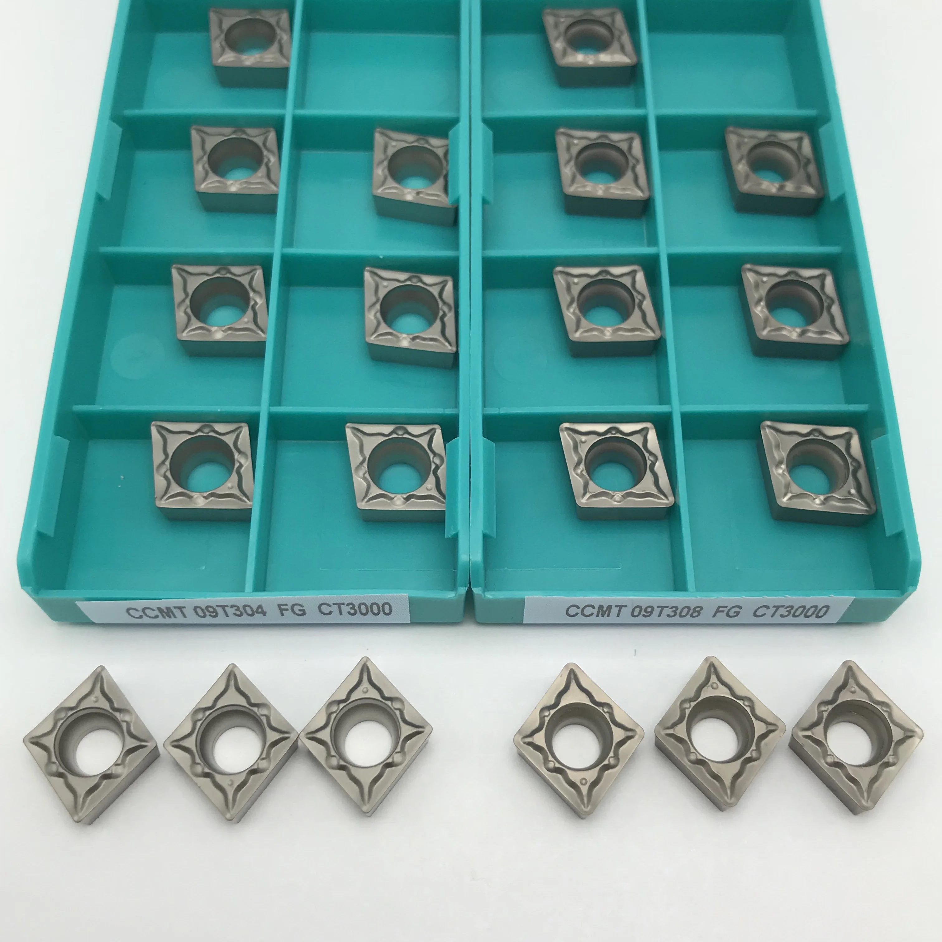 

CCMT09T304 CCMT09T308 FG CT3000 Cermet Inserts Internal Turning tool high quality Turning Inserts CNC Cermet Cutting Lathe tool