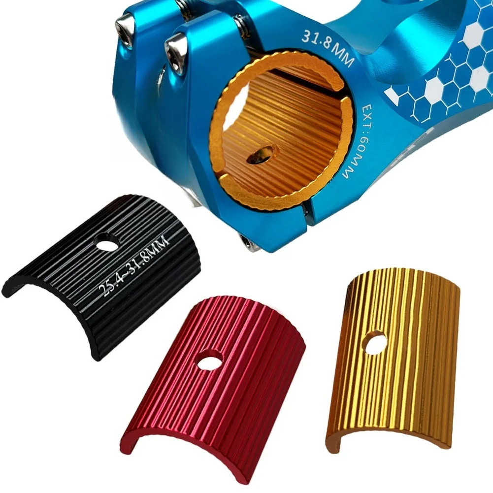 4pcs Aluminum Alloy Bicycle Handlebar Stem Shims 25 4 To 31 8mm 28 6 Conversion Bushing Bicycle Parts