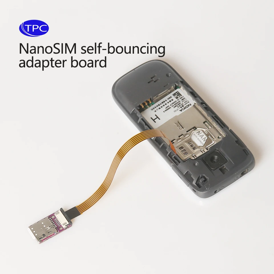 TPC Cell Phone IC Card Activation Tool Nano SIM Card Eject Converter Card Expansion Adapter Nano SIM FPC 15cm Flex Cable Cable