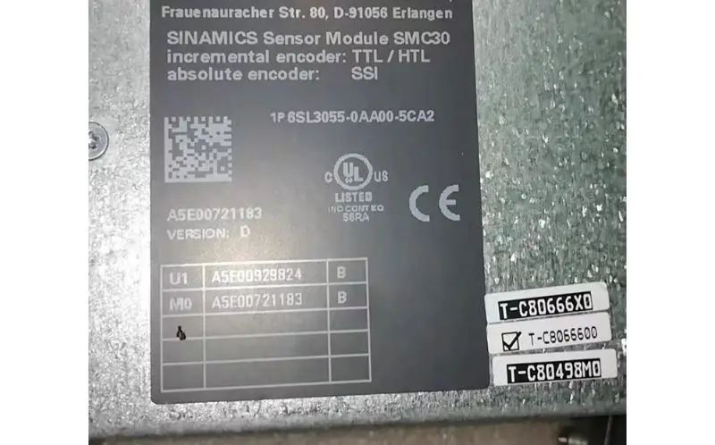 Imagem -05 - Teste Usado ok Real 6sl30550aa005ca2 Módulo Sensor Sinamics Smc30 para Codificador Incremental: Ttl Htl ou Combi-codificador