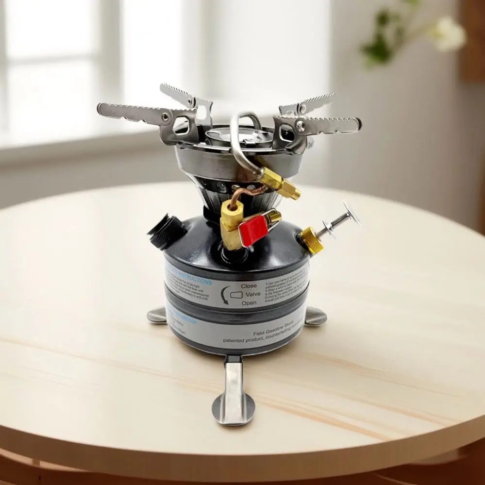 Powered Integrated Camping Stove Wind-Resistant Outdoor Cooker for Picnics & High-Altitude Camping Portable Oil Stove