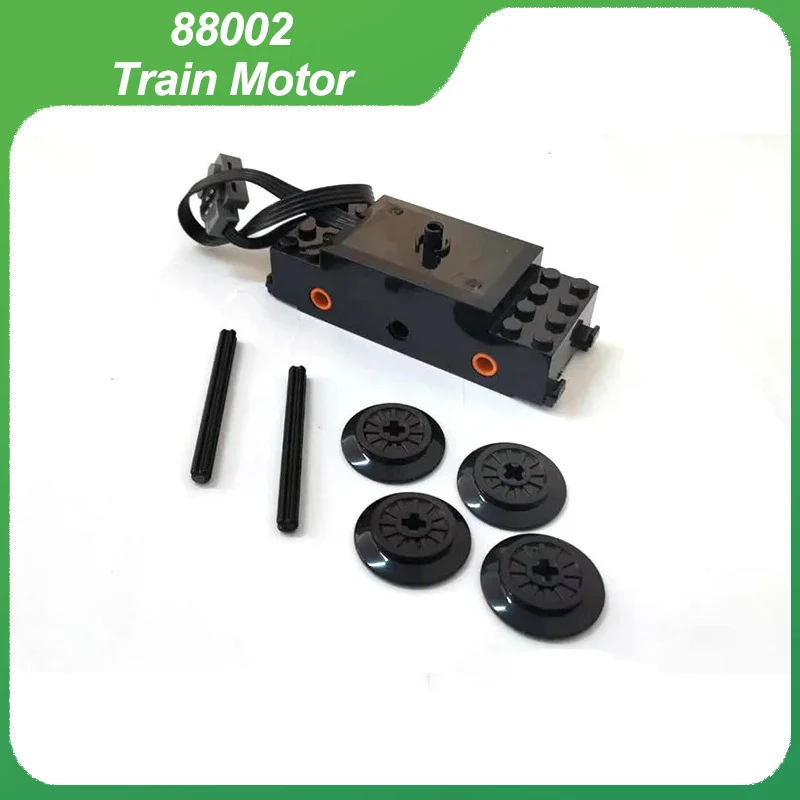 New The Train Motor Four-wheel Drive Orbital Motors PF Building Blocks Brick Model Accessory Compatible with 88002 Motor Gifts