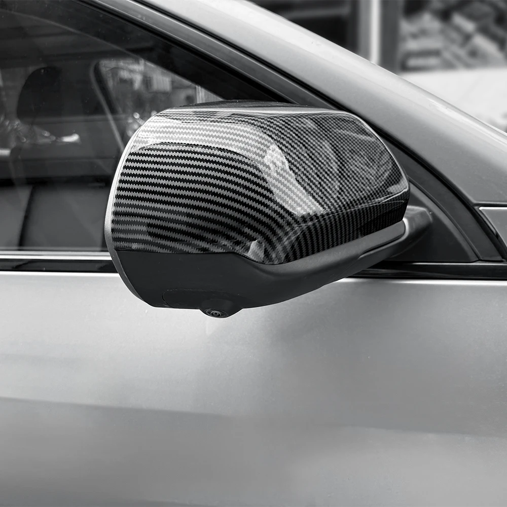 Exterior Accessories Carbon Fiber Black Rearview Mirror Decoration Cover Trim For Chevrolet Equinox 2025 2026 Car Supplies view 2