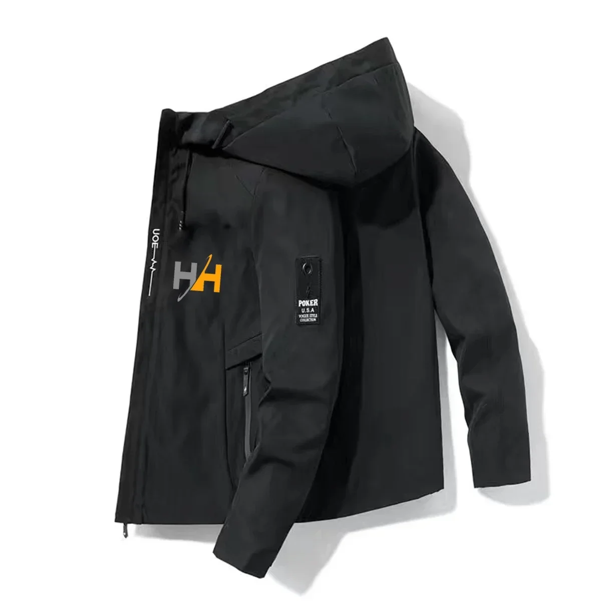 

2025HH Pilot Jacket Men's Windbreaker Zipper Spring and Autumn Casual Work Fashion Outdoor Adventure