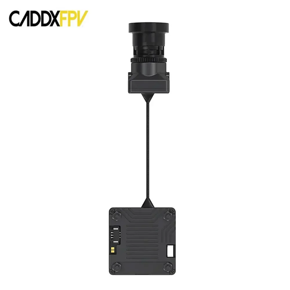 CADDXFPV Infra Camera No-Light Night Analog Camera with AI BOX 0 Lux Super WDR 1500TVL 120° FOV Black and White Sensor FPV Drone