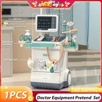 Doctor Kit for Kids Pretend Doctor Play set for Toddlers with Medical Station Stethoscope Role Play Medical Toy for Girls Boys