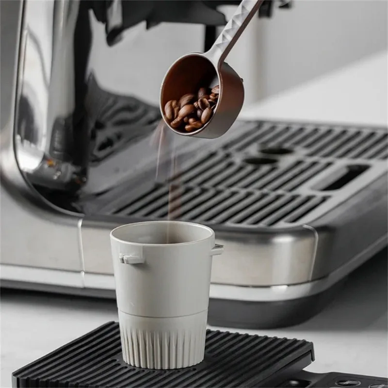 Plastic Coffee Dosing Cup Powder Feeder Part for 58mm 51/53mm， Espresso Machine Dosing Cup Coffeeware Accessories Dropship