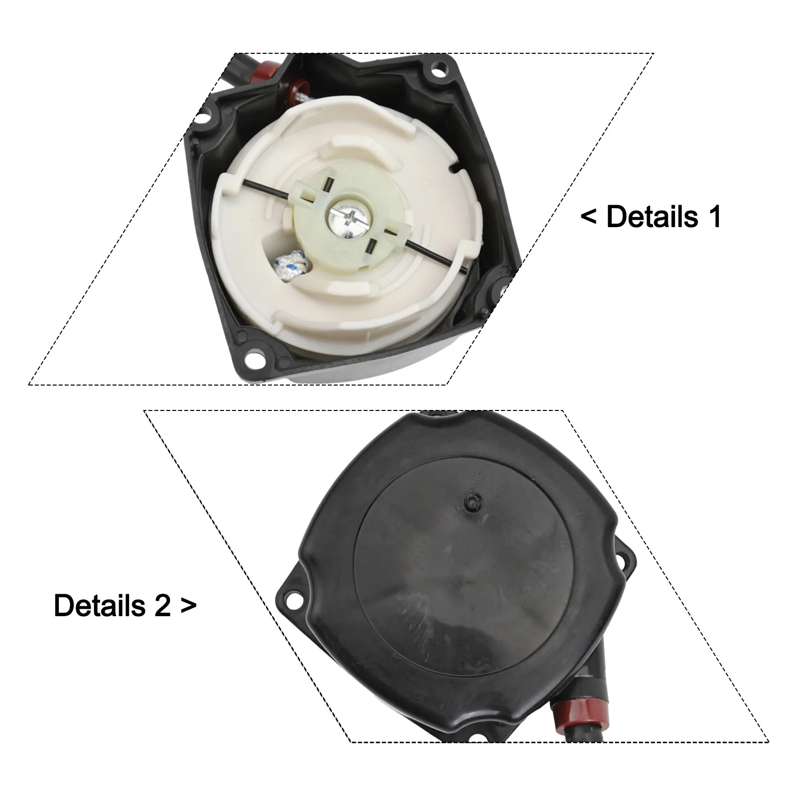 Landscaping Work 15*15*10cm 52cc Pull Plate Earth Auger Starter Long Life Reliability Rugged Materials For 52cc Engines