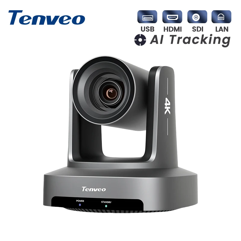 4K 30fps Live Streaming PTZ Camera 20X Optical Zoom NDI PTZ Camera Controller For Live Streaming 3 PTZ Cameras And 1 Controller