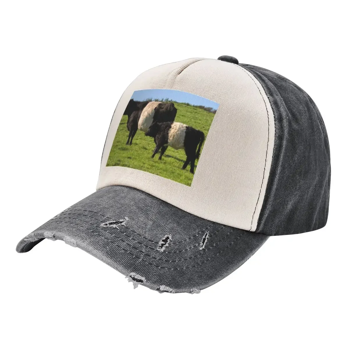 

Belted Galloway Cattle Baseball Cap Rave fishing hat Mens Tennis Women's