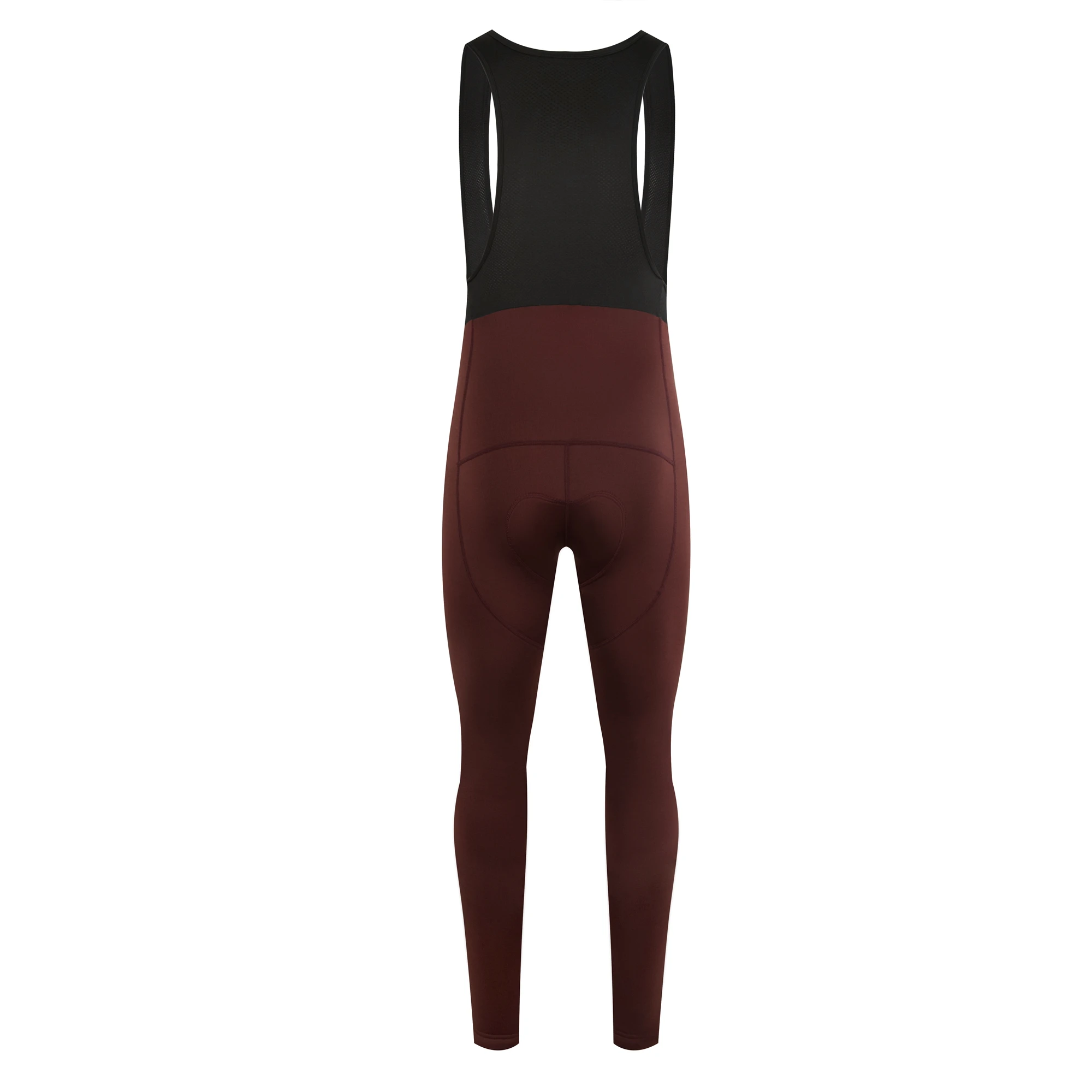 RISESBIK Winter Cycling Bib Pants Thermal Fleece Men\'s Cycling Bib Tights Cold Weather Bicycle Long Pants High Density Padded