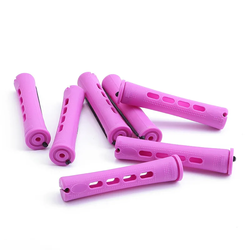 10pcs Hair Cold Roller Heatless Curling Curlers Hair Heatless Curling Rods Magic Hair Curlers Without Heat Wave Curly Perm Rods