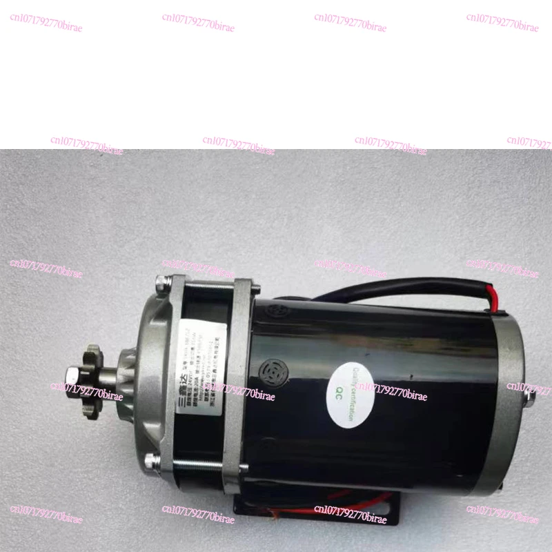 

Geared motor brushed amusement equipment 36V48V500 750 800W DC tricycle motor