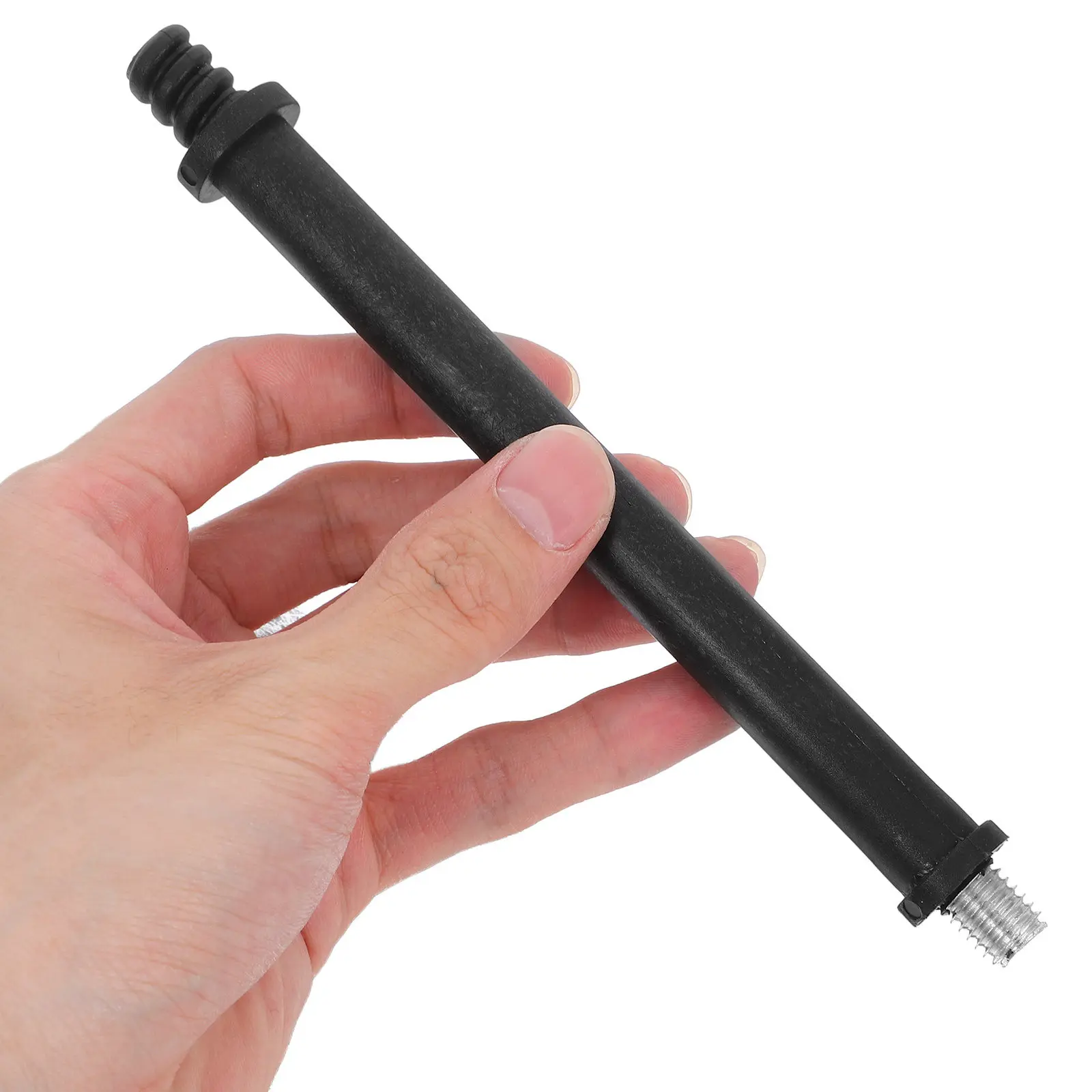 2PCS Toilet Brush Handle Replacement with Grip Scrub Brush Parts Accessory for Toilet Bowl Cleaner Brush Pole Attachment