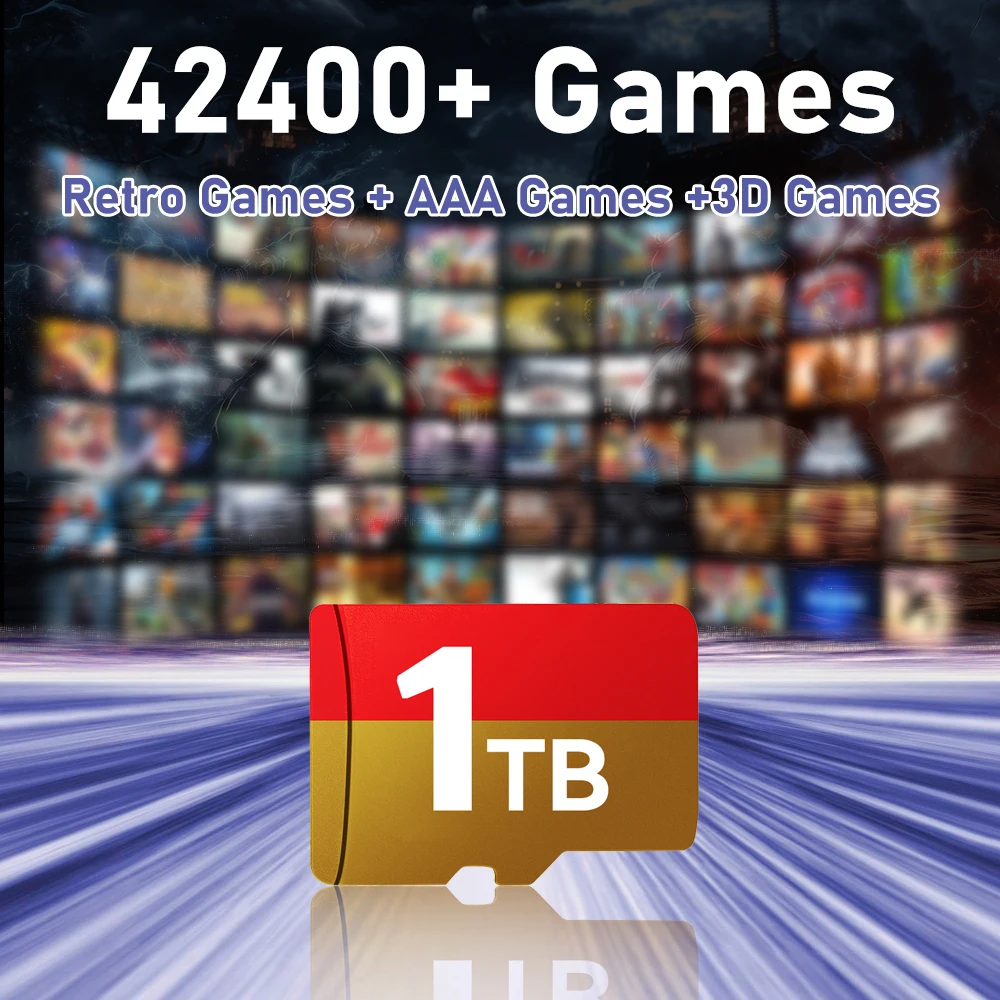 1T Game Card with 42467 Retro/AAA Games for ROG ALLY/Ayaneo/Win Handheld&PC Gaming Card for PS3/PS2/Switch/WII/SNES/N64/GBA/NDS - Image 4