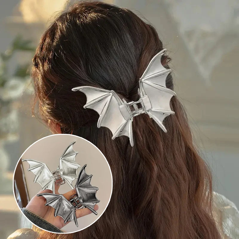 Bats Spiders Skeleton Hands Metal Hair Crab Halloween Hairpin Barrette Clamps Party Hair Accessories For Women Headwear