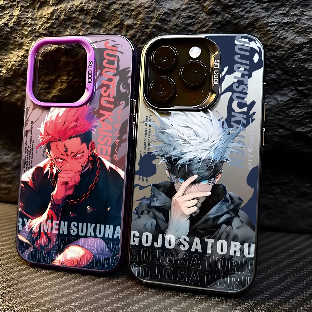 Jujutsu Kaisen Gojo Satoru Case for Samsung Galaxy S24 S23 S22 S21 20 Note20 Ultra Plus FE M31 4G 5G Matte Shockproof Back Cover