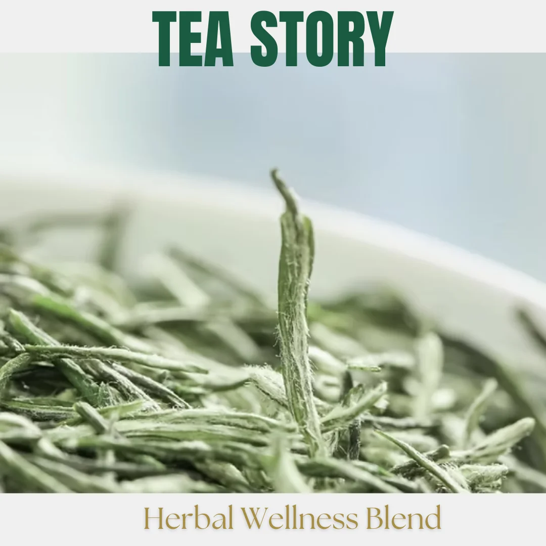 Bild 3: Tea Story Xinyang Maojian Loseblatt-Tee – Kräuter- Wellness-Mischung, seltener Shanxi-Wildkräutertee, loses Blatt 50 g/100 g/250 g