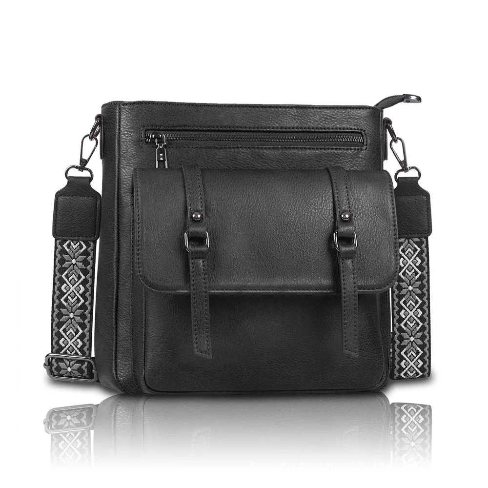 

Crossbody Bags for Women, Trendy Crossbody Purses Soft Leather Shoulder Handbags Lightweight Travel Purse