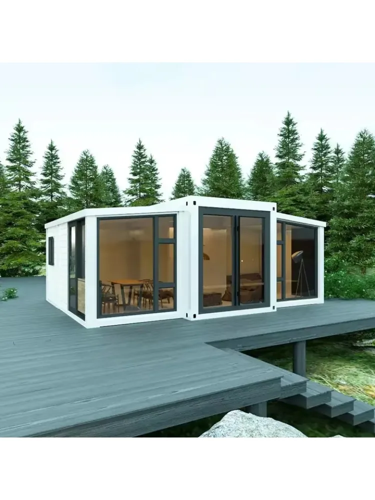 Ready Made Prefab 20Ft 40Ft Expandable Container Home Two Bedroom Prefabricated Price Foldable House Granny Flat