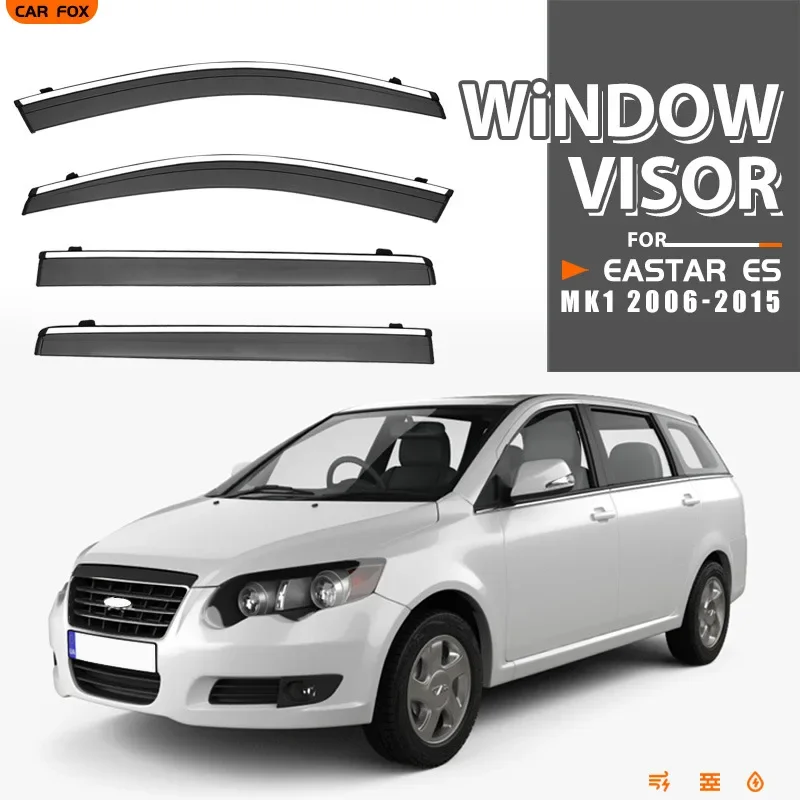 

For Chery Eastar ES 2006-2015 Car Window Visor Awning Shelters Windshield Side Window Rain Sun Shade Accessories Body Kit